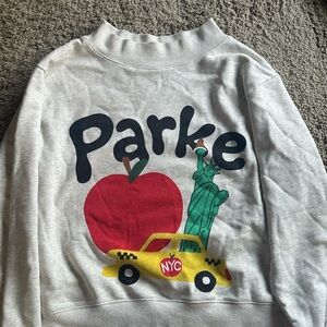Parker NYC Graphic Sweatshirt - Light Gray
